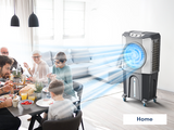 Hifresh WAL800 Desert Air Cooler 120L – 3-Side Evaporative Cooling, 8M Air Throw, Inverter Compatible Portable Cooler