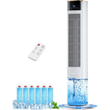 Hifresh 1030R - Portable Air Conditioner w/Remote & LED Touch Screen 4.2L Dual Tank Evaporative Air Cooler, Memory&Aroma Function
