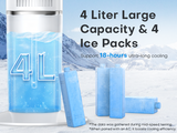 Hifresh 90R - 3 In 1 Tower Cooler Fan Humidifier - 3 Speed 4 Mode - 4 Ice Pack - Strong Air Flow