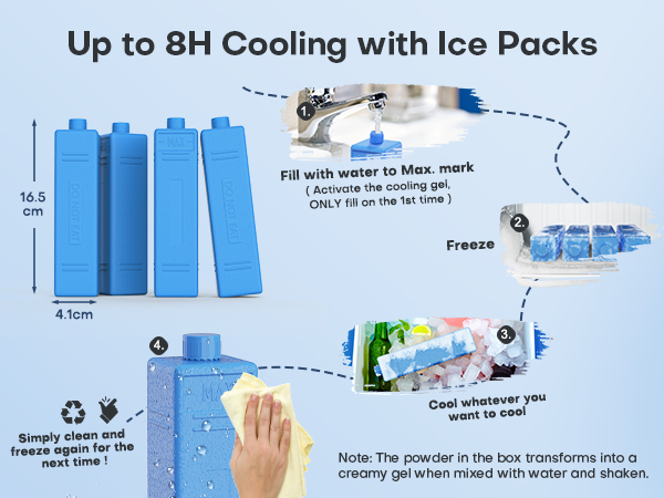 Hifresh 90R - 3 In 1 Tower Cooler Fan Humidifier - 3 Speed 4 Mode - 4 Ice Pack - Strong Air Flow