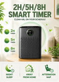 HIFRESH IN19 - H13 True HEPA Air Purifier for Home, Black