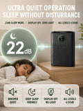 HIFRESH IN19 - H13 True HEPA Air Purifier for Home, Black