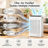 HIFRESH IN34 air purifier for smoke, dust, pet hair, cooking odours and indoor pollutants