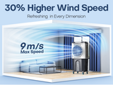 Hifresh WAL800 Desert Air Cooler 120L – 3-Side Evaporative Cooling, 8M Air Throw, Inverter Compatible Portable Cooler