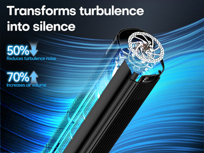 Hifresh 021HL - Bladeless Tower Fan with Remote & 12H Timer - Power Saving