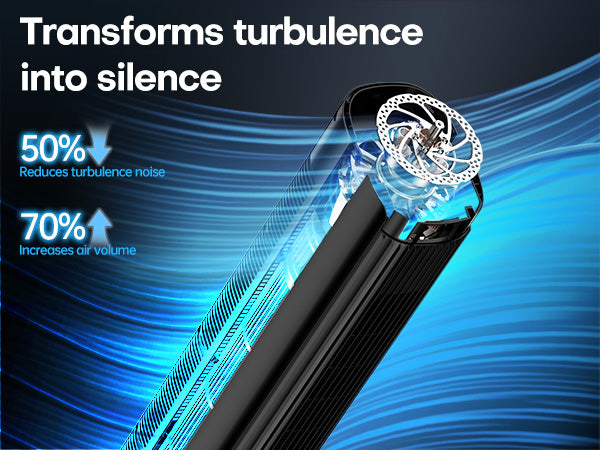 Hifresh 021HL - Bladeless Tower Fan with Remote & 12H Timer - Power Saving