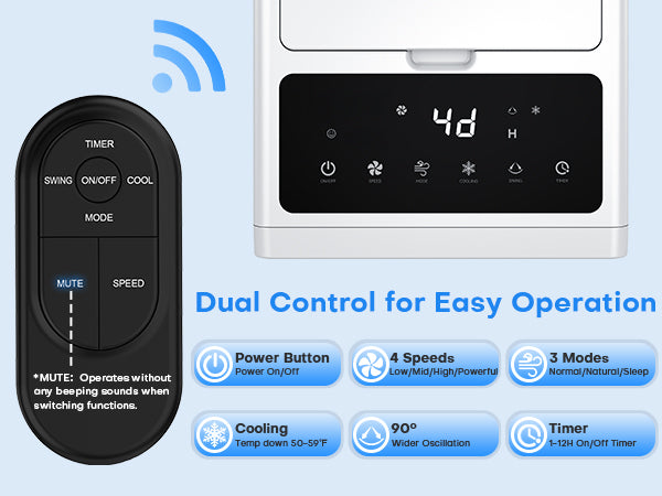 Air conditioner control panel with remote control